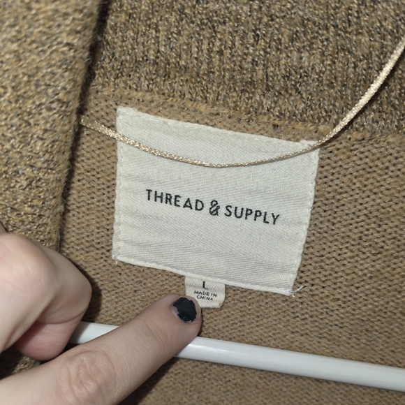 Thread & Supply Camel Cardigan - Picture 3 of 4